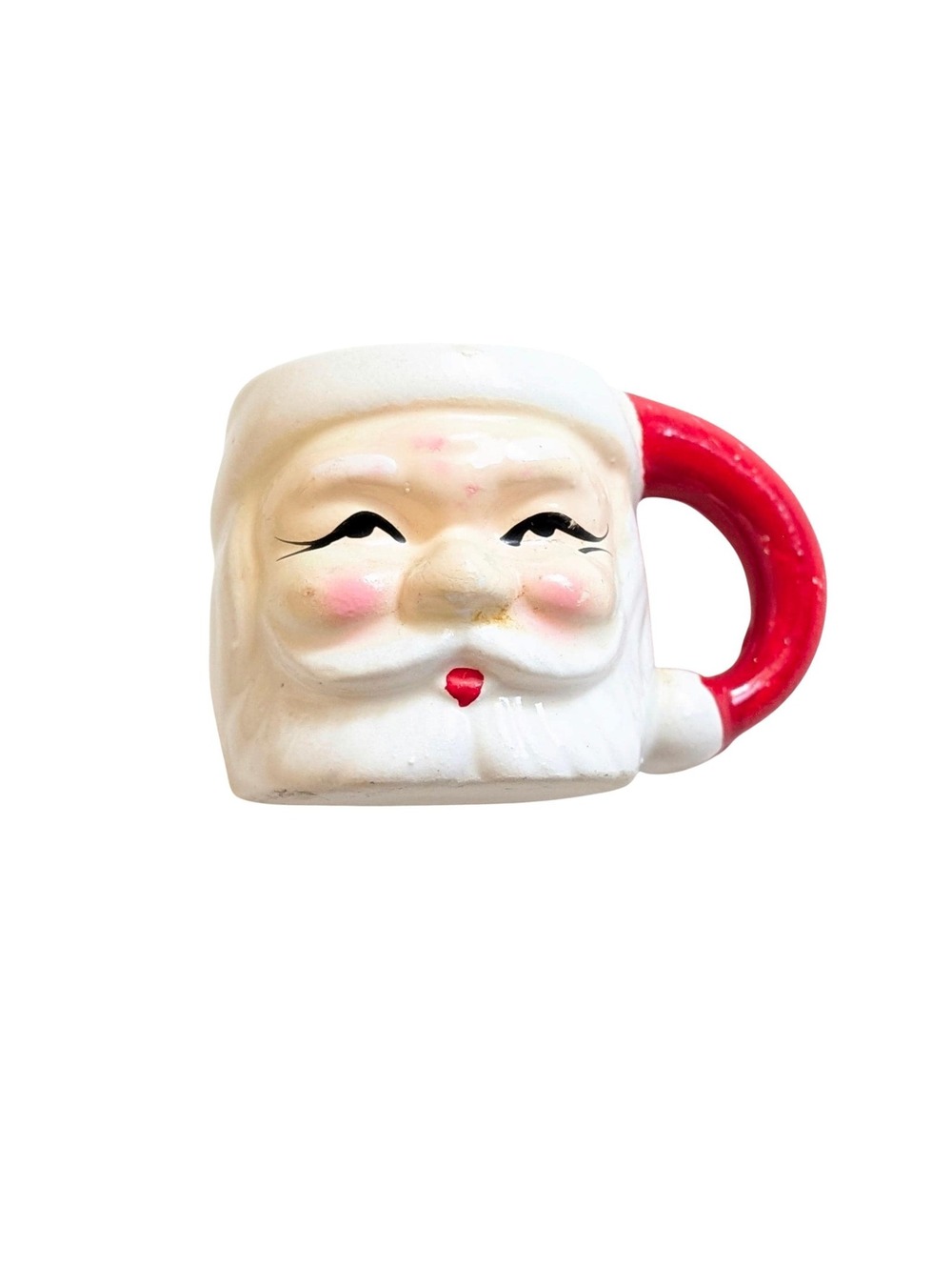 1950s Vintage Mini Santa Ceramic Mug